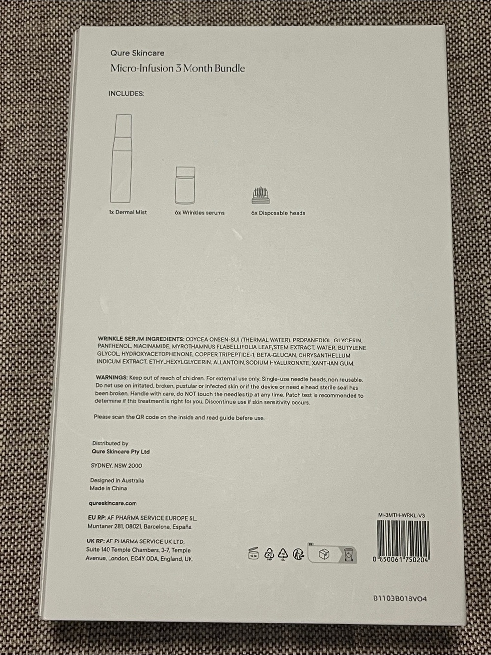 NWT Qure Micro-Infusion Facial System - 3 Month Bundle - Picture 4 of 4